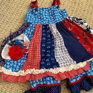 Persnickety size 5 EUC 4th Fourth of July set